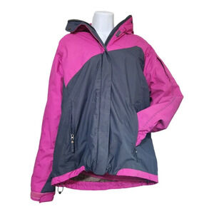 Columbia Sportswear Interchange Omni-Tech Hooded Rain Jacket Women's Medium‎
